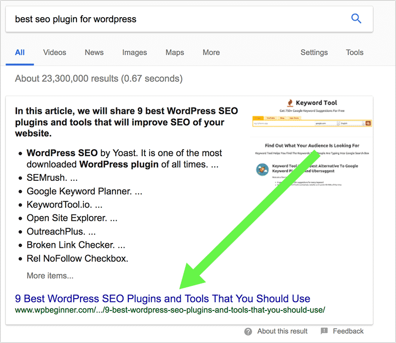 what is serp - snippet