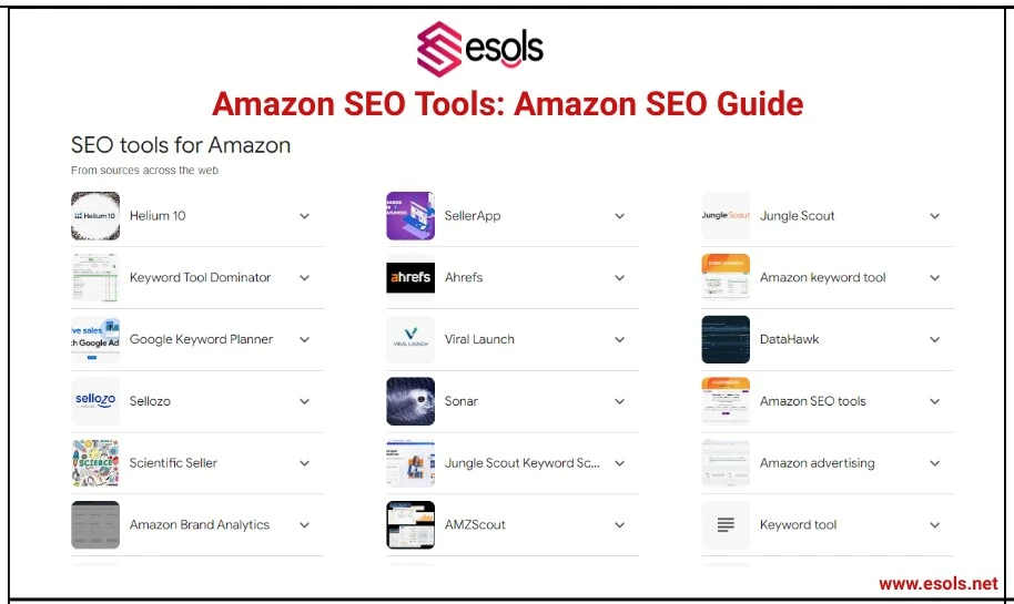 Amazon SEO Tools: Amazon SEO Guide