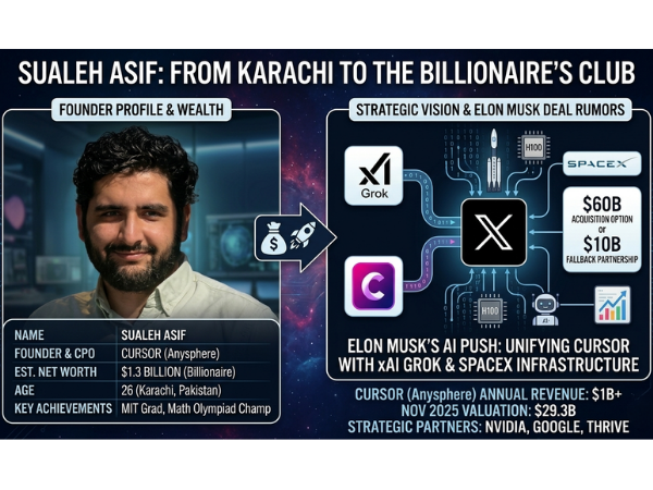 Founder Sualeh Asif, Net Worth & Elon Musk Deal Rumors