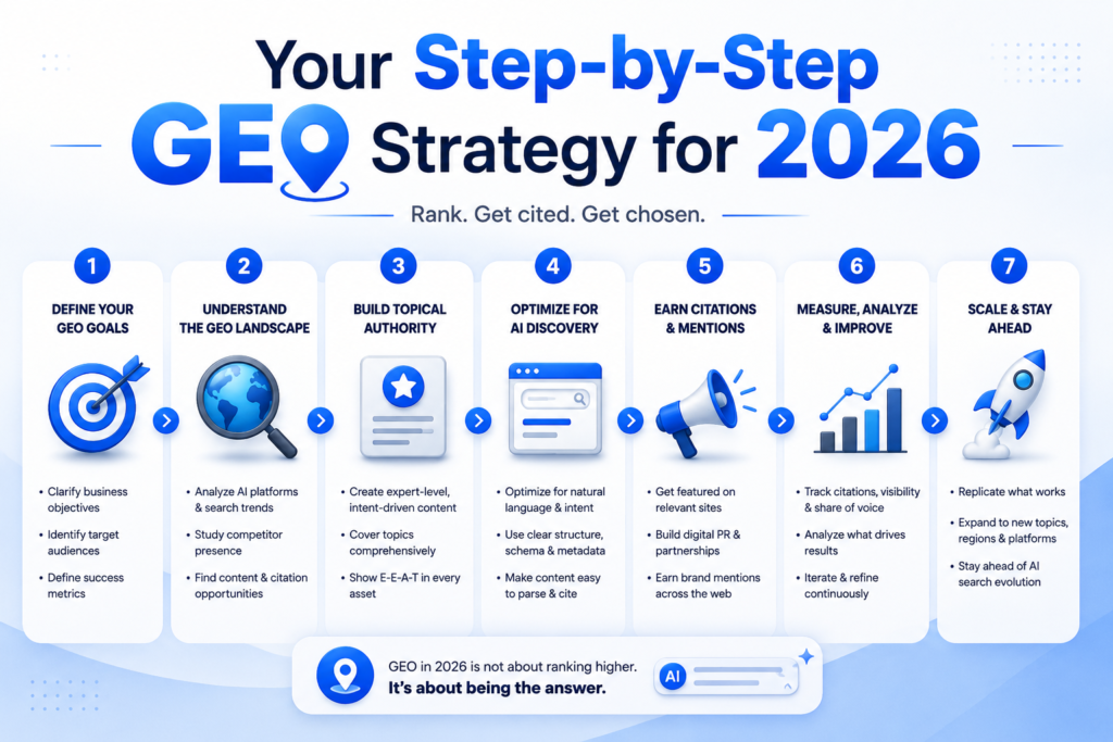 Your Step-by-Step GEO Strategy for 2026