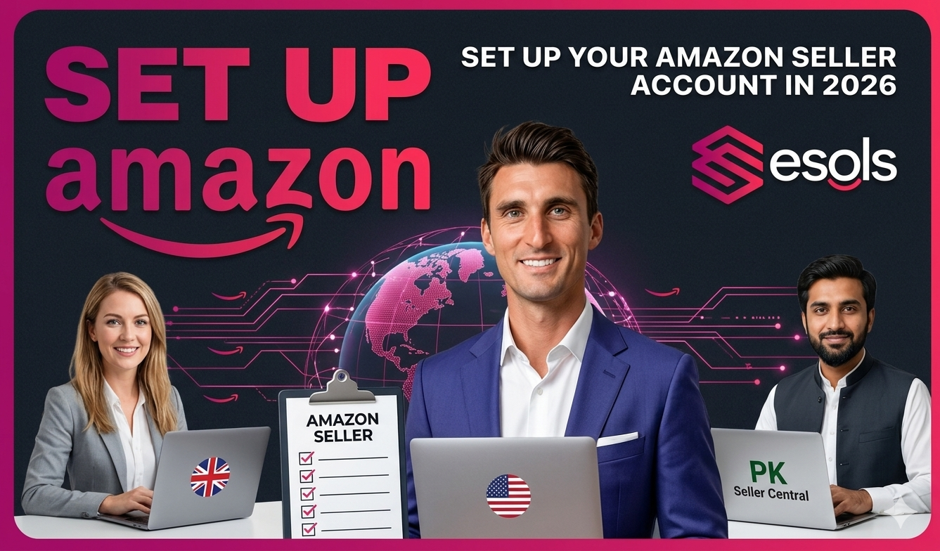 How to Set Up an Amazon Seller Account in 2026: Step-by-Step Guide (UK, US & Pakistan Sellers)
