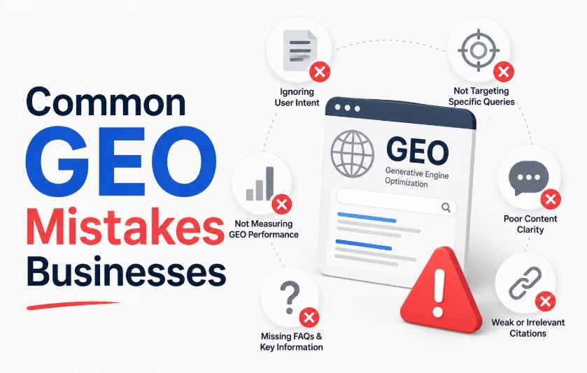 Common GEO Mistakes Businesses 